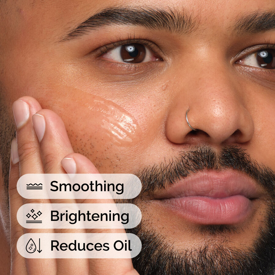 Ground the oil-control example in an official product page